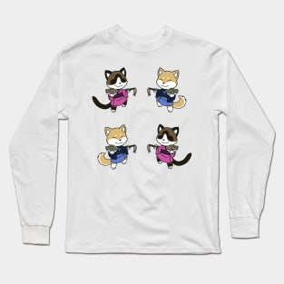 Neko and Inu Noodles Long Sleeve T-Shirt